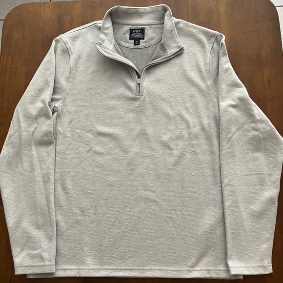 J. Crew Men’s Double Knit Half Zip - Picture 6 of 8